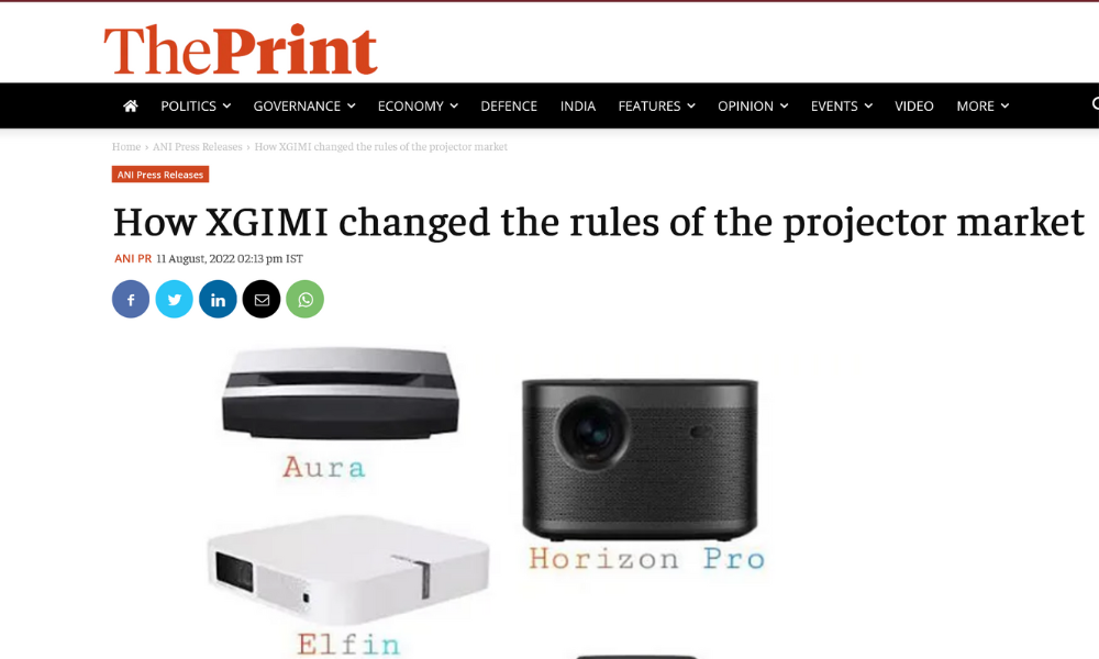 XGIMI MoGo 2 Pro  EISA – Expert Imaging and Sound Association